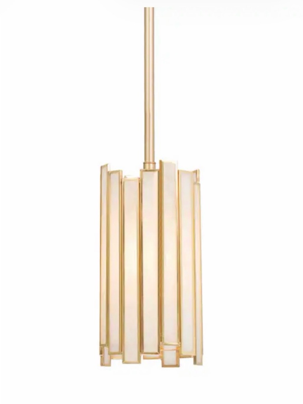 New LNC hemaaolay Gold Glass Column cylinder Pendant Light